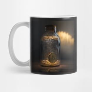 Bitcoin in a bottle - Trader Life Mug